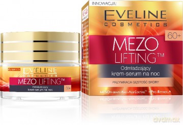 Eveline Mezo Lifting 60+ Krem-serum na noc odmładzający 50ml [KOSMETYKI]