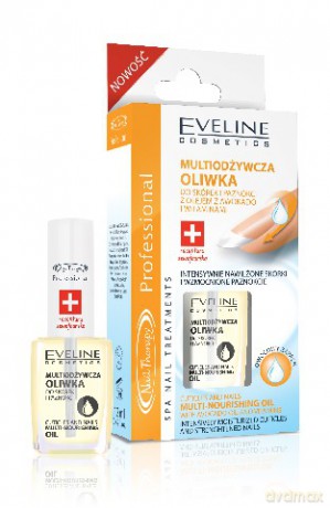 Eveline Nail Therapy Lakier Odżywka oliwka 12ml [KOSMETYKI]