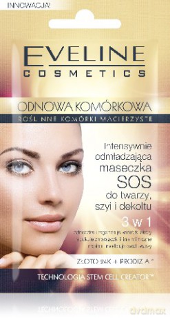Eveline Odnowa Komorkowa Maseczka odmładzająca SOS 3w1 7ml [KOSMETYKI]