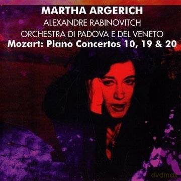 Martha Argerich/Alexandre Rabinovitch/: Mozart: Piano Concertos 10, 19, 20 [CD]