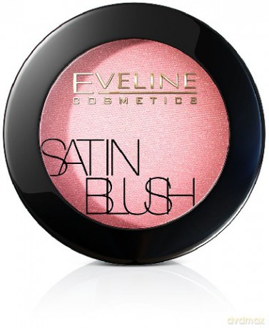 Eveline Satin Blush Roz do policzków nr 03 Peachy Pink 5.5g [KOSMETYKI]