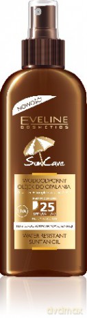 Eveline Sun Care Wodoodporny olejek do opalania SPF 25 [KOSMETYKI]