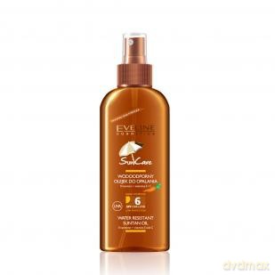 Eveline Sun Care Wodoodporny olejek do opalania SPF 6 [KOSMETYKI]