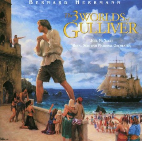 The 3 Worlds of Gulliver soundtrack (Trzy Światy Guliwera) (Bernard Herrmann) [CD]