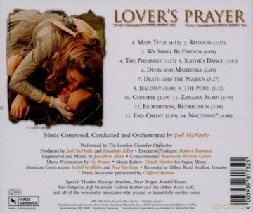 Lover\'s Prayer soundtrack (Modlitwa Kochanka) (Joel McNeely) [CD]
