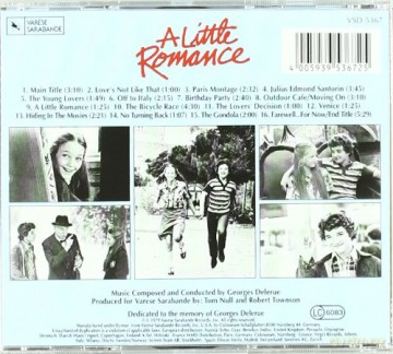 A Little Romance soundtrack (Mały Romans) (Georges Delerue) [CD]