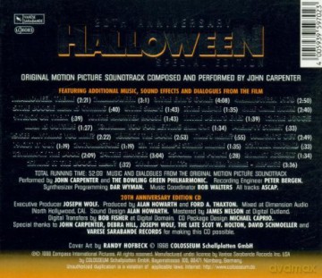 Halloween soundtrack (John Carpenter) [CD]
