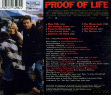 Proof of Life soundtrack (Dowód Życia) (Danny Elfman) [CD]