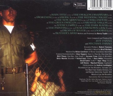 Green Dragon soundtrack (Zielony Smok) (Jeff Danna) [CD]