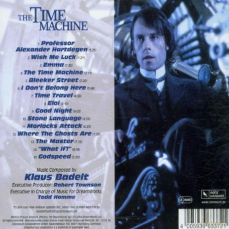 The Time Machine soundtrack (Wehikuł Czasu) (Klaus Badelt) [CD]