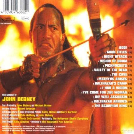 The Scorpion King soundtrack (Król Skorpion) (John Debney) [CD]