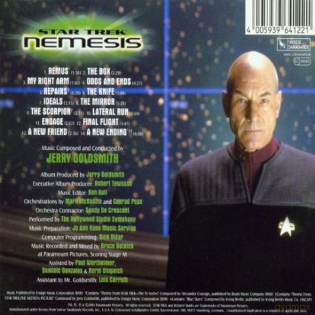 Star Trek Nemesis soundtrack [CD]