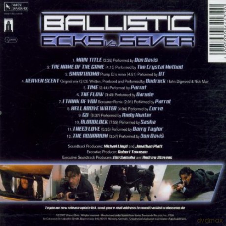 Ballistic: Ecks vs Sever soundtrack [CD]