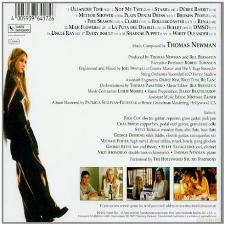 White Oleander soundtrack (Biały Oleander) (Thomas Newman) [CD]