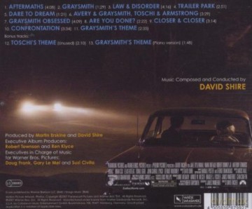 Zodiac soundtrack (Zodiak) (David Shire) [CD]