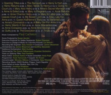 The Other Boleyn Girl soundtrack (Kochanice Króla) (Paul Cantelon) [CD]
