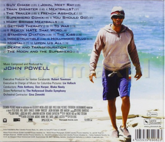 Hancock soundtrack (John Powell) [CD]
