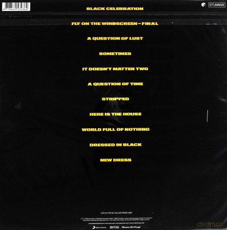 Depeche Mode: Black Celebration (Gatefold Sleeve) [WINYL]
