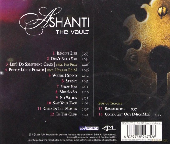 Ashanti: The Vault [CD]