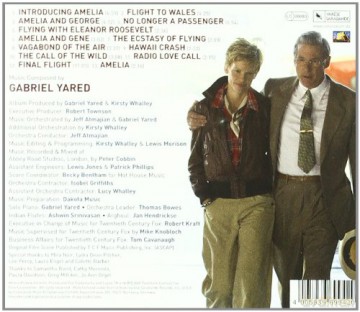 Amelia soundtrack (Gabriel Yared) [CD]