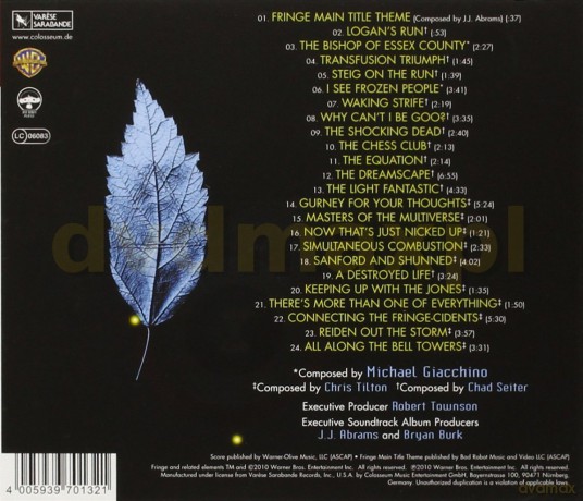 Fringe soundtrack (Fringe: Na granicy światów) (Chris Tilton) [CD]