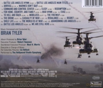 Battle: Los Angeles soundtrack (Inwazja: Bitwa o Los Angeles) (Brian Tyler) [CD]