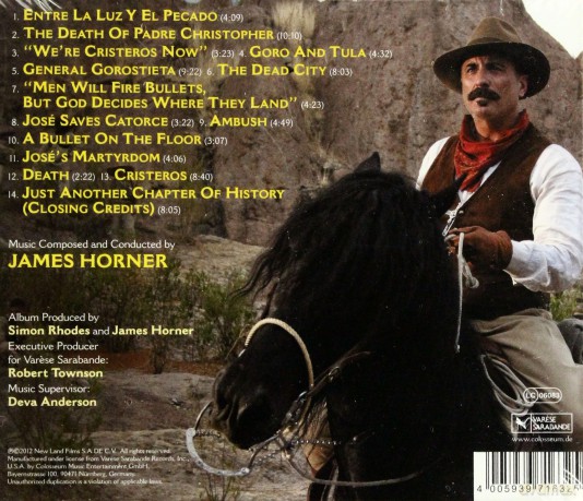 The Greater Glory: The True Story Of Cristiada soundtrack (James Horner) [CD]