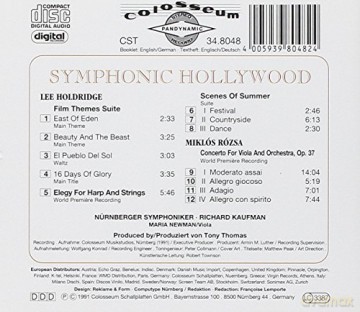 Symphonic Hollywood, Vol. I [CD]