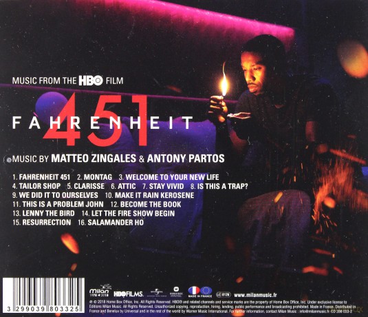 Fahrenheit 451 soundtrack [CD]