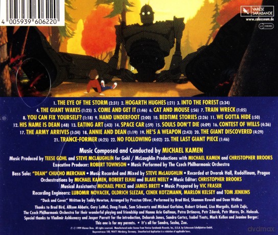 Iron Giant soundtrack (Stalowy gigant) [CD]