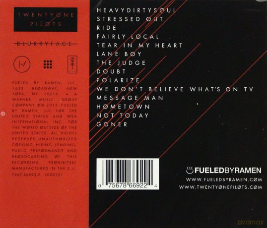 Twenty One Pilots: Blurryface [CD]
