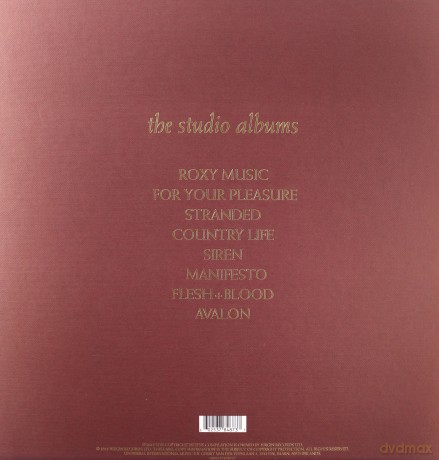 Roxy Music: Roxy Music: The Comlete Studio Albums (Limited Edition) [BOX] [8xWinyl]