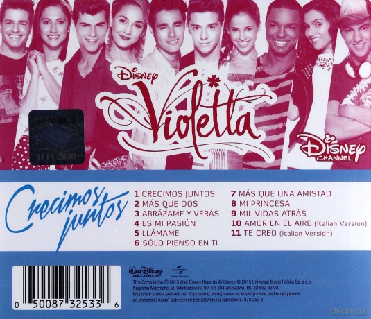 Violetta - Crecimos Juntos Soundtrack (Disney) [CD]
