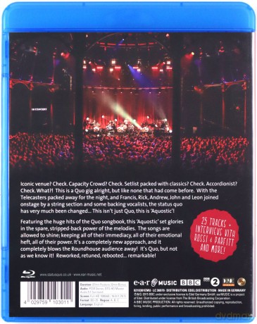 Status Quo: Acoustic Live At The Roundhouse [Blu-Ray]