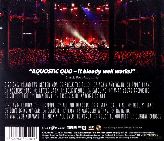 Status Quo: Acoustic Live At The Roundhouse [2CD]