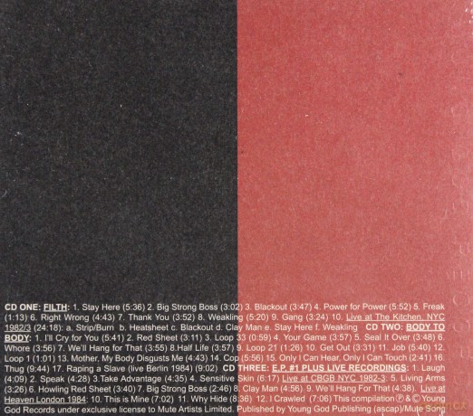 Swans: Filth [3CD]