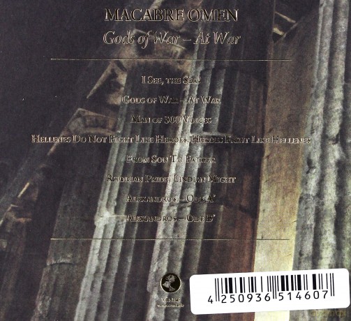 Macabre Omen: Gods Of War At War [CD]