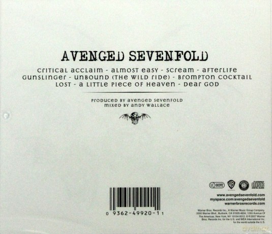 Avenged Sevenfold: Avenged Sevenfold [CD]
