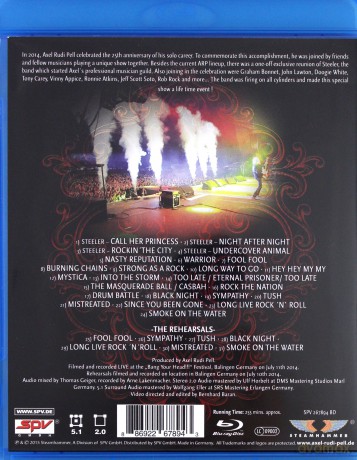 Axel Rudi Pell: Magic Moments 25th Anniversary Special Show [Blu-Ray]