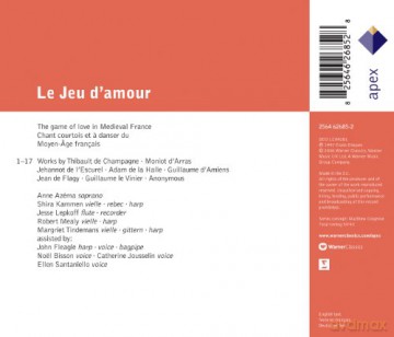 Anne Azema: Le Jeu D'amour [CD]