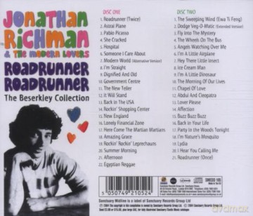 Jonathan Richman And The Modern Lovers: Roadrunner Roadrunner The Beserkley Collection [2CD]