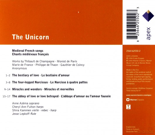 Anne Azema/Ann Fulton,Cheryl: The Unicorn [CD]