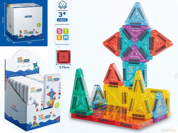 Klocki magnetyczne 32el [KLOCKI]