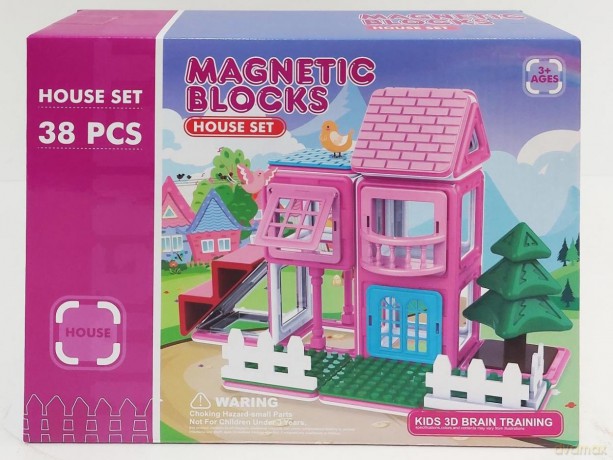 Klocki magnetyczne 38el [KLOCKI]