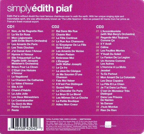 Edith Piaf: Simply [3CD]