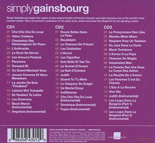 Serge Gainsbourg: Simply [3CD]