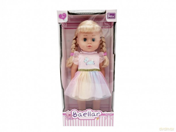 Lalka w sukience chodząca 40cm