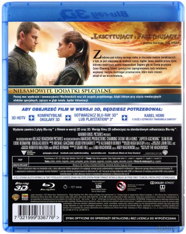 Jupiter: Intronizacja 3D [Blu-Ray]+[Blu-Ray 3D] 