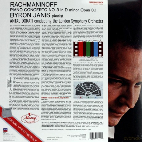 Antal Dorati: Mercury Liveing Presence: Rachmaninov Piano Con.3 [Winyl]