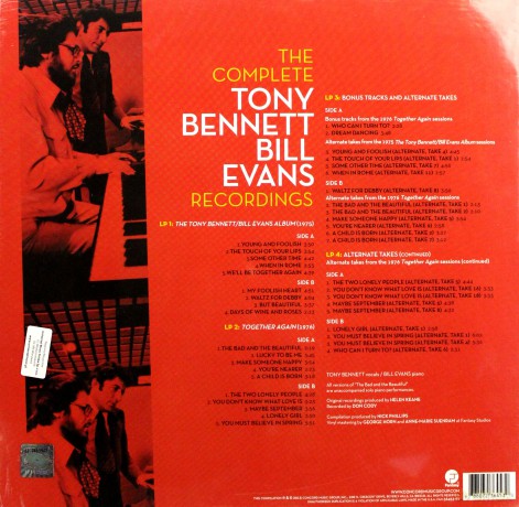 Bennett/Evans: The Complete Tony Bennett Bill Evans Recordings [4xWinyl]